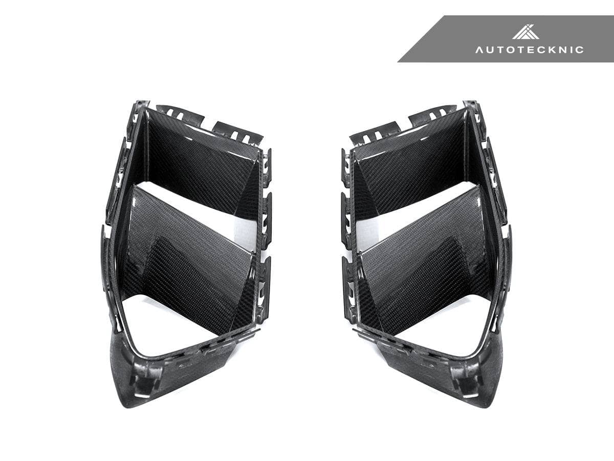 Kies-Motorsports AutoTecknic USA AutoTecknic Dry Carbon Front Bumper Lower Vent Set - G80 M3 | G82/ G83 M4