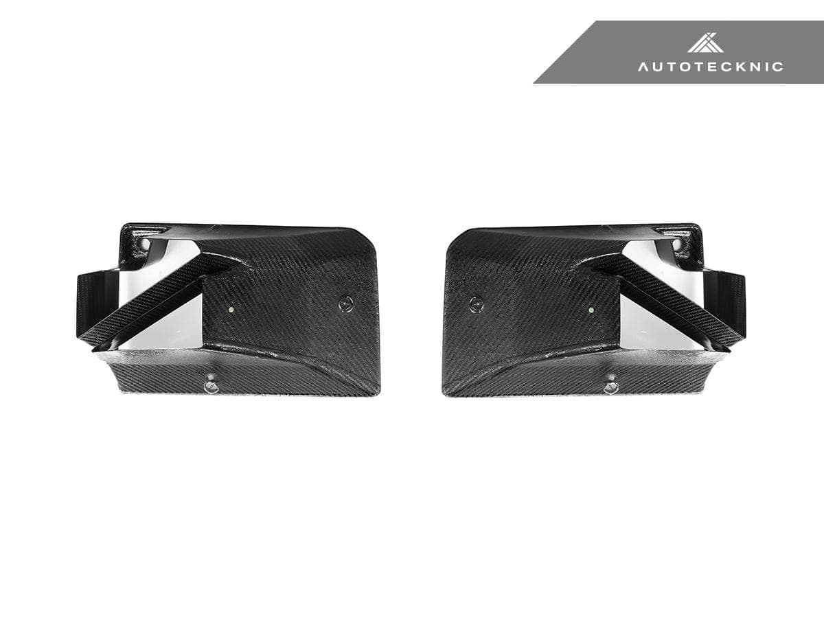 Kies-Motorsports AutoTecknic USA AutoTecknic Dry Carbon Front Bumper Lower Vent Set - G87 M2 G87 M2