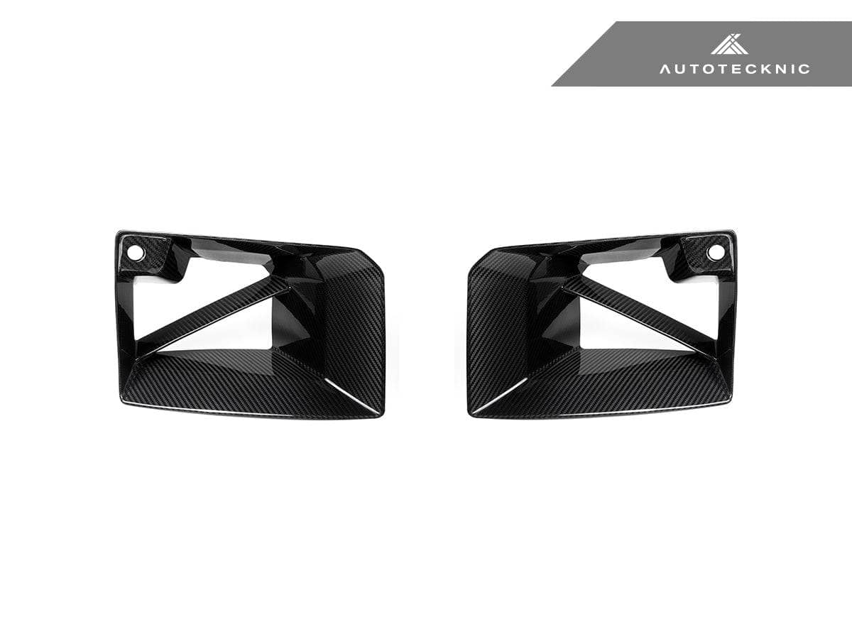 Kies-Motorsports AutoTecknic USA AutoTecknic Dry Carbon Front Bumper Lower Vent Set - G87 M2 G87 M2