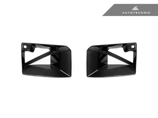 Kies-Motorsports AutoTecknic USA AutoTecknic Dry Carbon Front Bumper Lower Vent Set - G87 M2 G87 M2
