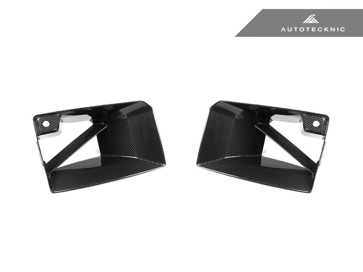 Kies-Motorsports AutoTecknic USA AutoTecknic Dry Carbon Front Bumper Lower Vent Set - G87 M2 G87 M2