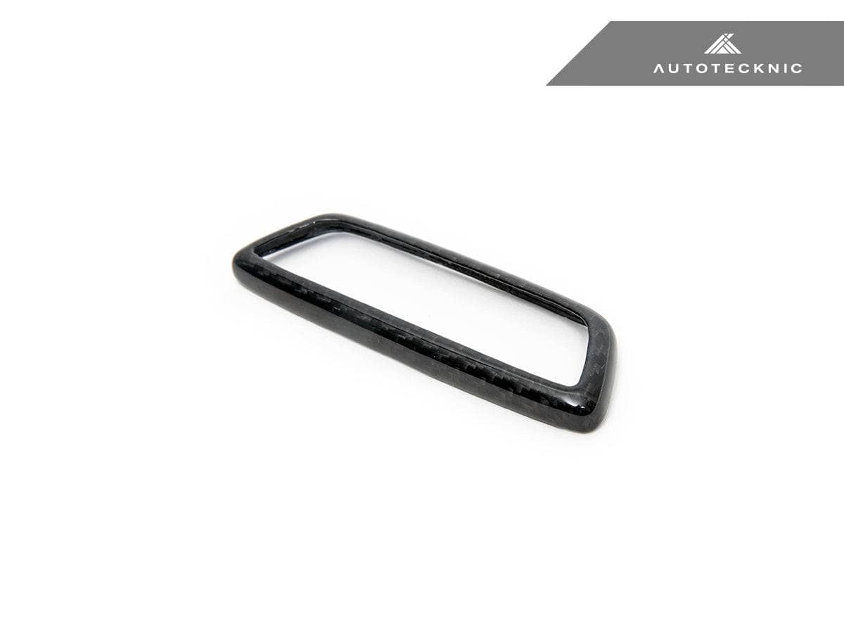 Kies-Motorsports AutoTecknic USA AutoTecknic Dry Carbon Front Seat Illuminated Emblem Surround Set - BMW M