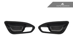 Kies-Motorsports AutoTecknic USA AutoTecknic Dry Carbon Interior Door Handle Trim Set - F87 M2 | F22 2-Series | F20 1-Series