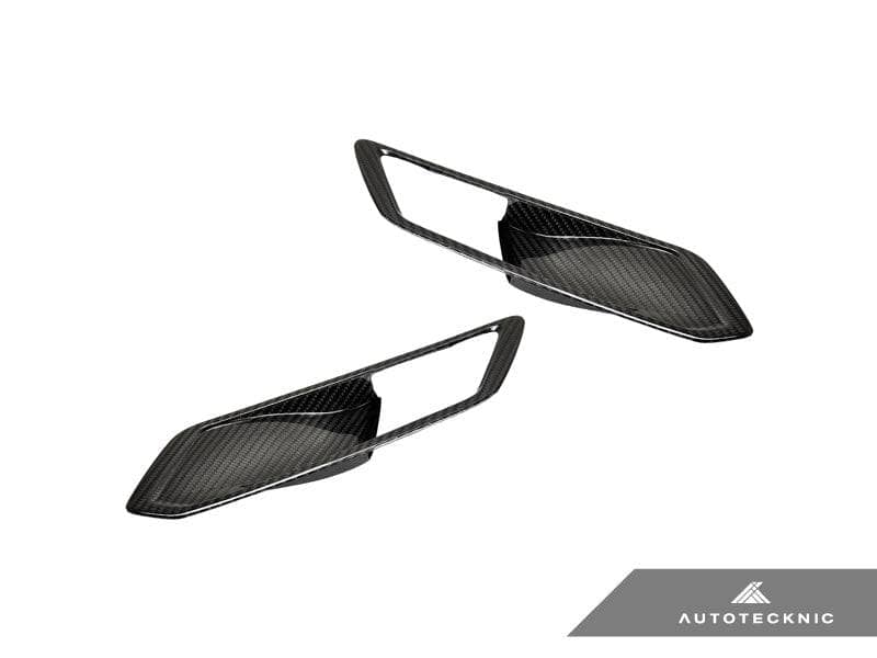 Kies-Motorsports AutoTecknic USA AutoTecknic Dry Carbon Interior Door Handle Trim Set - G20 3-Series