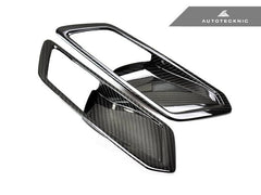 Kies-Motorsports AutoTecknic USA AutoTecknic Dry Carbon Interior Door Handle Trim Set - G20 3-Series