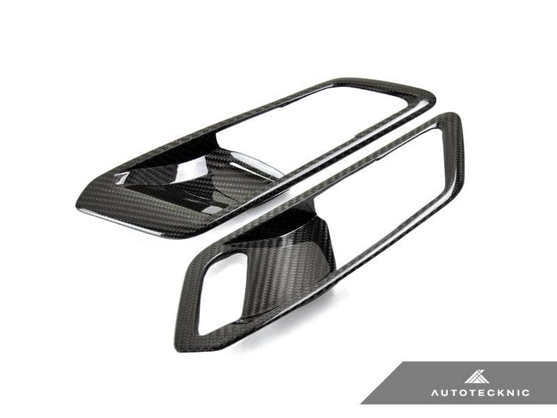 Kies-Motorsports AutoTecknic USA AutoTecknic Dry Carbon Interior Door Handle Trim Set - G20 3-Series