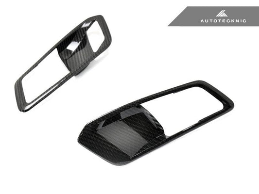 Kies-Motorsports AutoTecknic USA AutoTecknic Dry Carbon Interior Door Handle Trim Set - G20 3-Series