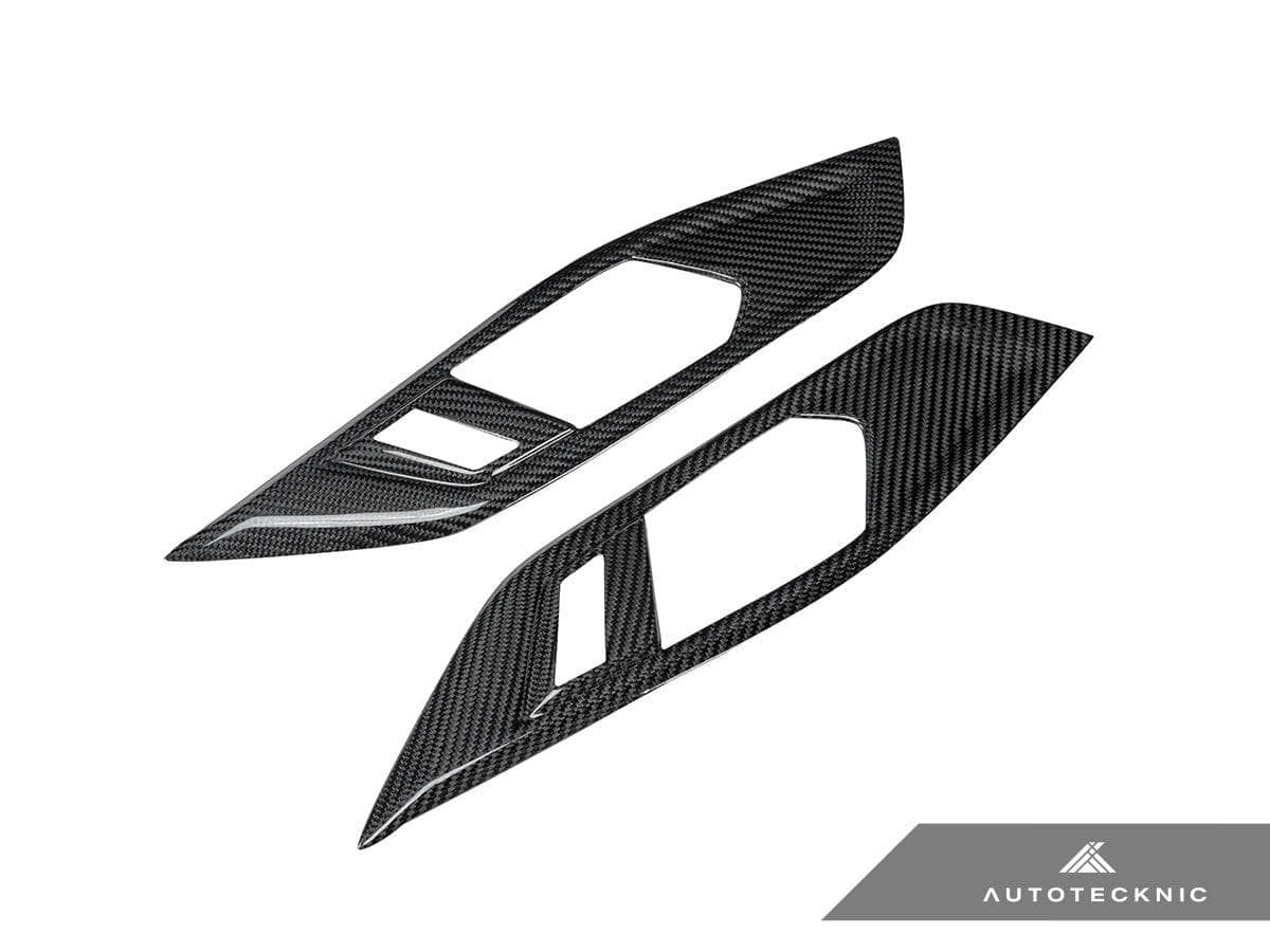 Kies-Motorsports AutoTecknic USA AutoTecknic Dry Carbon Interior Door Handle Trim Set - G22 4-Series