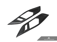 Kies-Motorsports AutoTecknic USA AutoTecknic Dry Carbon Interior Door Handle Trim Set - G22 4-Series