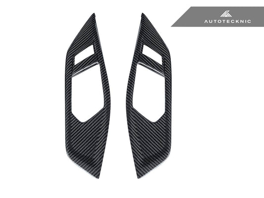 Kies-Motorsports AutoTecknic USA AutoTecknic Dry Carbon Interior Door Handle Trim Set - G82/ G83 M4
