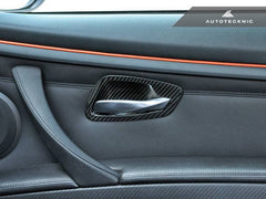 Kies-Motorsports AutoTecknic USA AutoTecknic Dry Carbon Interior Door Handle Trims - E92 3-Series & M3 | E93 3-Series & M3