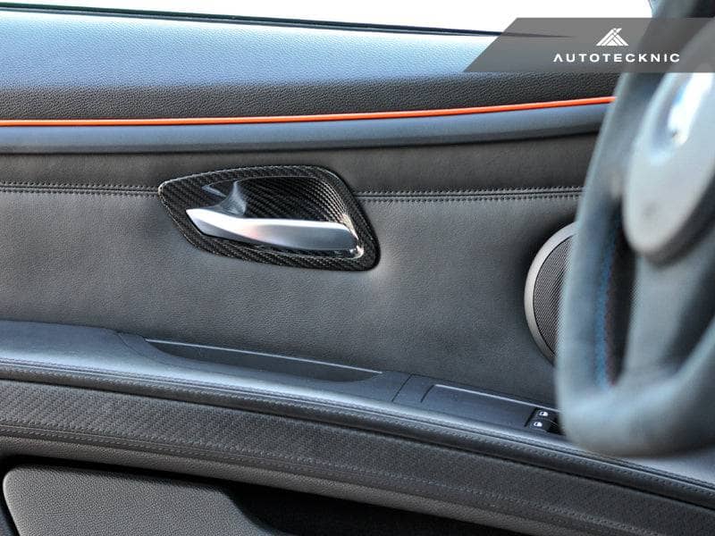 Kies-Motorsports AutoTecknic USA AutoTecknic Dry Carbon Interior Door Handle Trims - E92 3-Series & M3 | E93 3-Series & M3