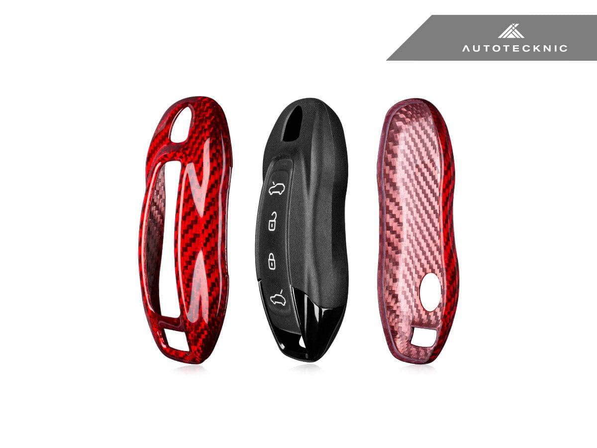 Kies-Motorsports AutoTecknic USA AutoTecknic Dry Carbon Key Remote Trim - Porsche Macan EV 2024-Up