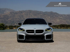 Kies-Motorsports AutoTecknic USA AutoTecknic Dry Carbon Motorsport Front Grille - G87 M2 Carbon Fiber - Gloss Finish