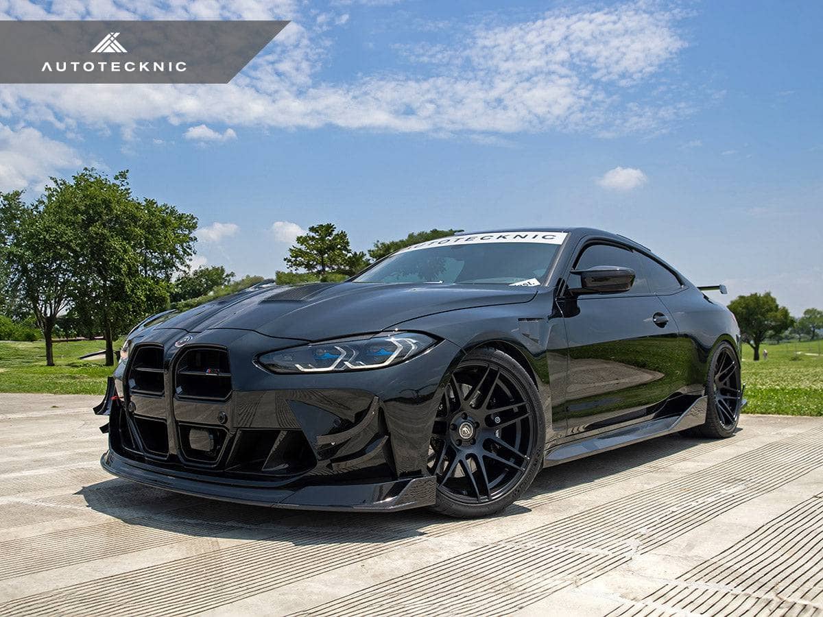 Kies-Motorsports AutoTecknic USA AutoTecknic Dry Carbon Motorsports Front Aero Lip - G80 M3 | G82/ G83 M4