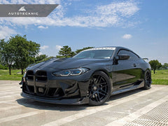 Kies-Motorsports AutoTecknic USA AutoTecknic Dry Carbon Motorsports Front Aero Lip - G80 M3 | G82/ G83 M4