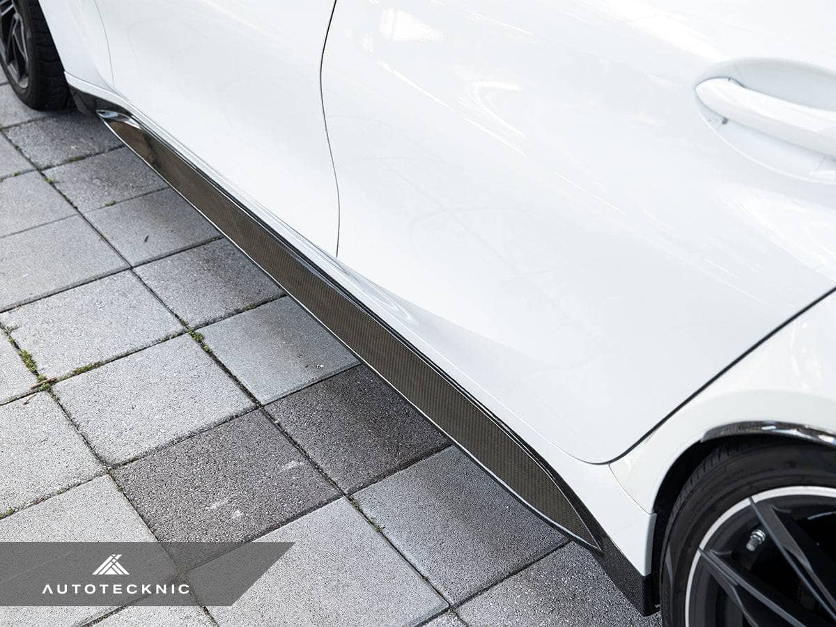 Kies-Motorsports AutoTecknic USA AutoTecknic Dry Carbon OEM-Spec Side Skirt Set - G80/ G81 M3