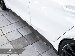 Kies-Motorsports AutoTecknic USA AutoTecknic Dry Carbon OEM-Spec Side Skirt Set - G80/ G81 M3