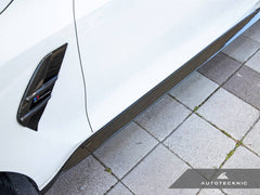 Kies-Motorsports AutoTecknic USA AutoTecknic Dry Carbon OEM-Spec Side Skirt Set - G80/ G81 M3
