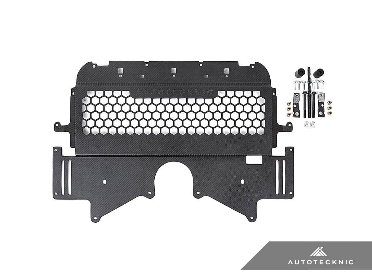 Kies-Motorsports AutoTecknic USA AutoTecknic Dry Carbon Oil Cooler Guard - G87 M2 | G80 M3 | G82/ G83 M4