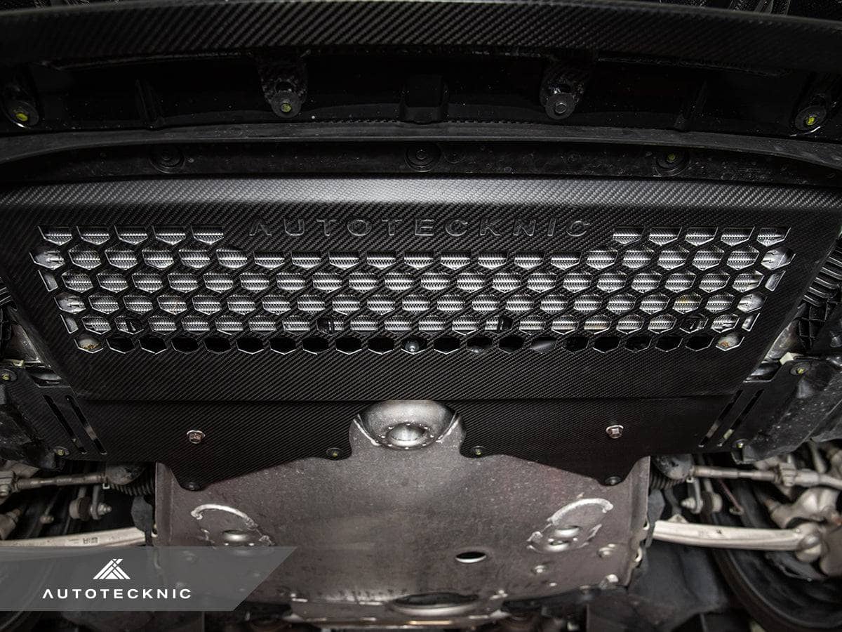 Kies-Motorsports AutoTecknic USA AutoTecknic Dry Carbon Oil Cooler Guard - G87 M2 | G80 M3 | G82/ G83 M4