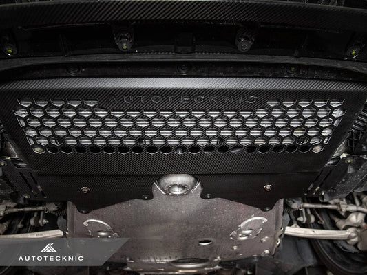 Kies-Motorsports AutoTecknic USA AutoTecknic Dry Carbon Oil Cooler Guard - G87 M2 | G80 M3 | G82/ G83 M4