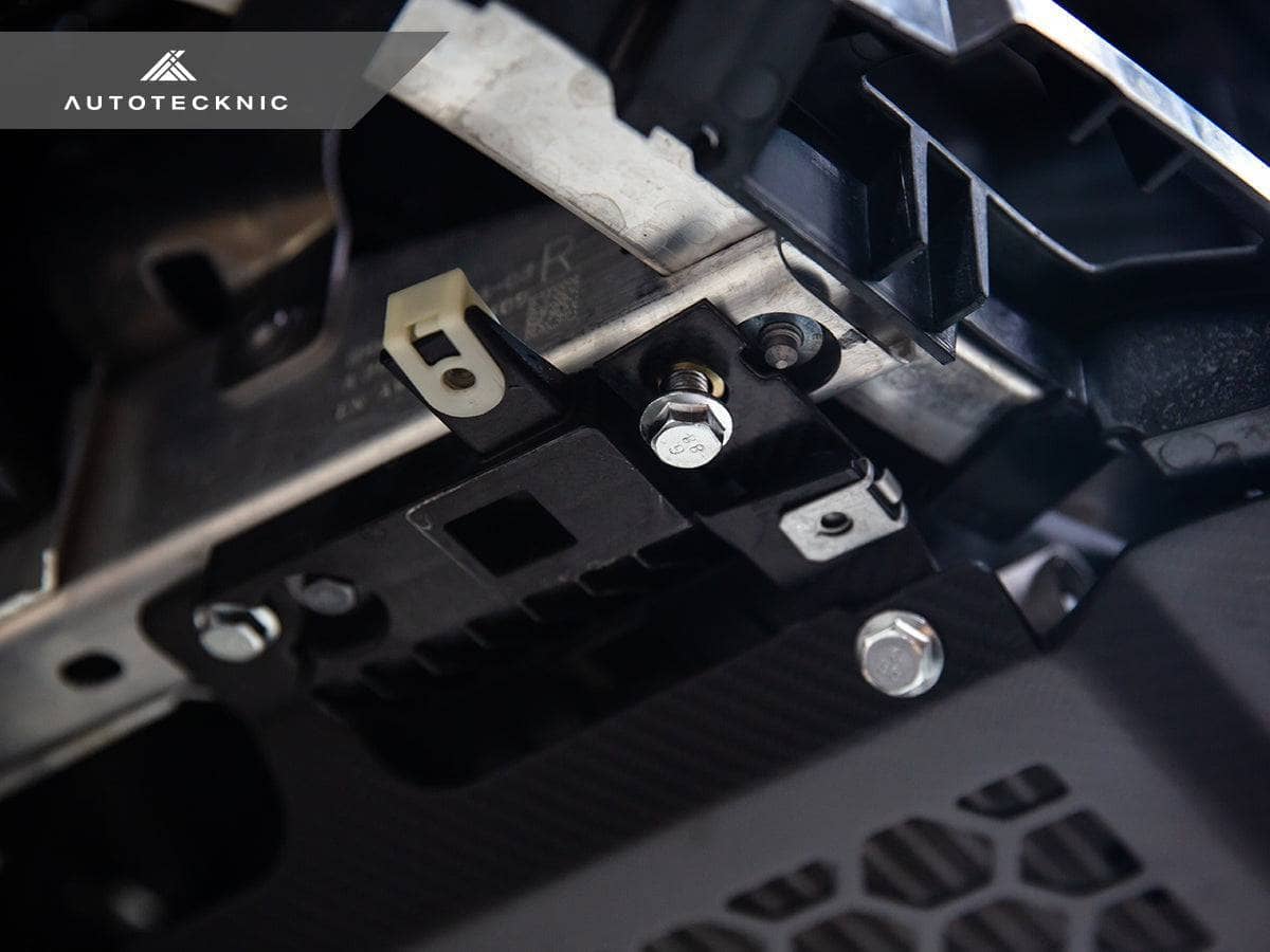 Kies-Motorsports AutoTecknic USA AutoTecknic Dry Carbon Oil Cooler Guard - G87 M2 | G80 M3 | G82/ G83 M4