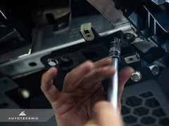 Kies-Motorsports AutoTecknic USA AutoTecknic Dry Carbon Oil Cooler Guard - G87 M2 | G80 M3 | G82/ G83 M4