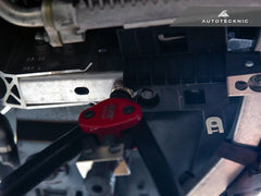 Kies-Motorsports AutoTecknic USA AutoTecknic Dry Carbon Oil Cooler Guard - G87 M2 | G80 M3 | G82/ G83 M4