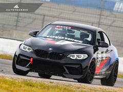 Kies-Motorsports AutoTecknic USA AutoTecknic Dry Carbon Performante Aero Splitters - F87 M2 Competition