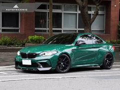 Kies-Motorsports AutoTecknic USA AutoTecknic Dry Carbon Performante Aero Splitters - F87 M2 Competition
