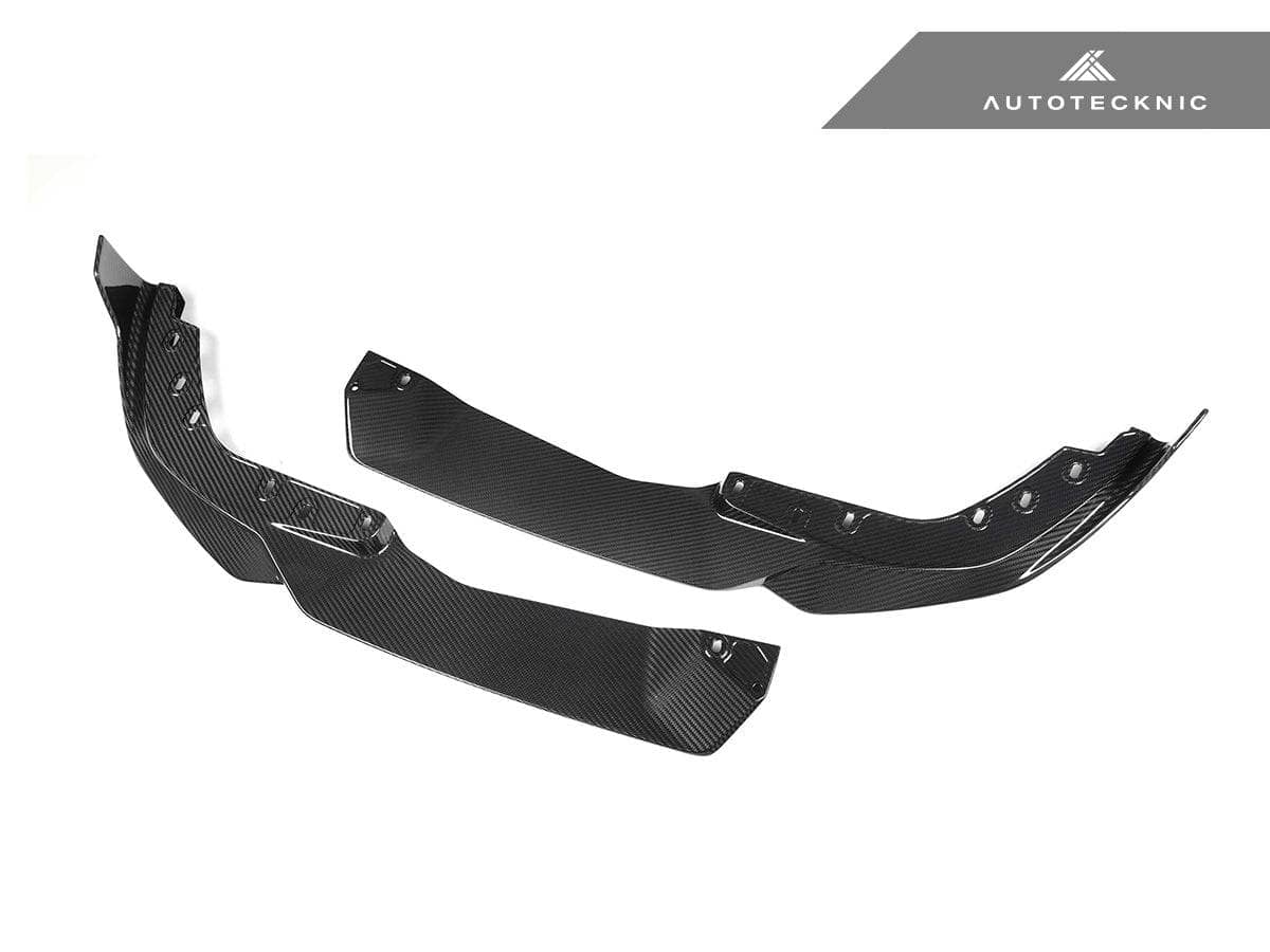 Kies-Motorsports AutoTecknic USA AutoTecknic Dry Carbon Performante Front Splitter Set - G20 3-Series M-Sport LCI
