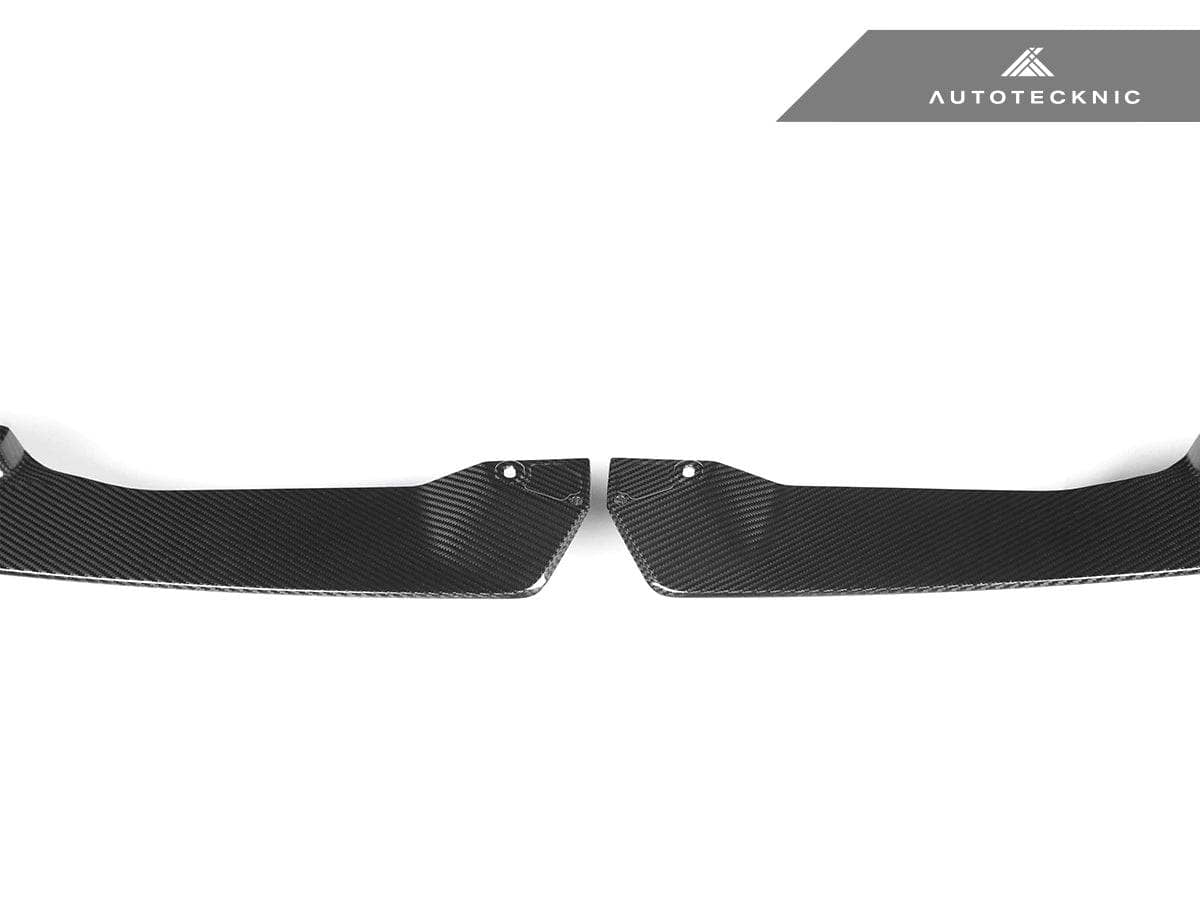 Kies-Motorsports AutoTecknic USA AutoTecknic Dry Carbon Performante Front Splitter Set - G20 3-Series M-Sport LCI