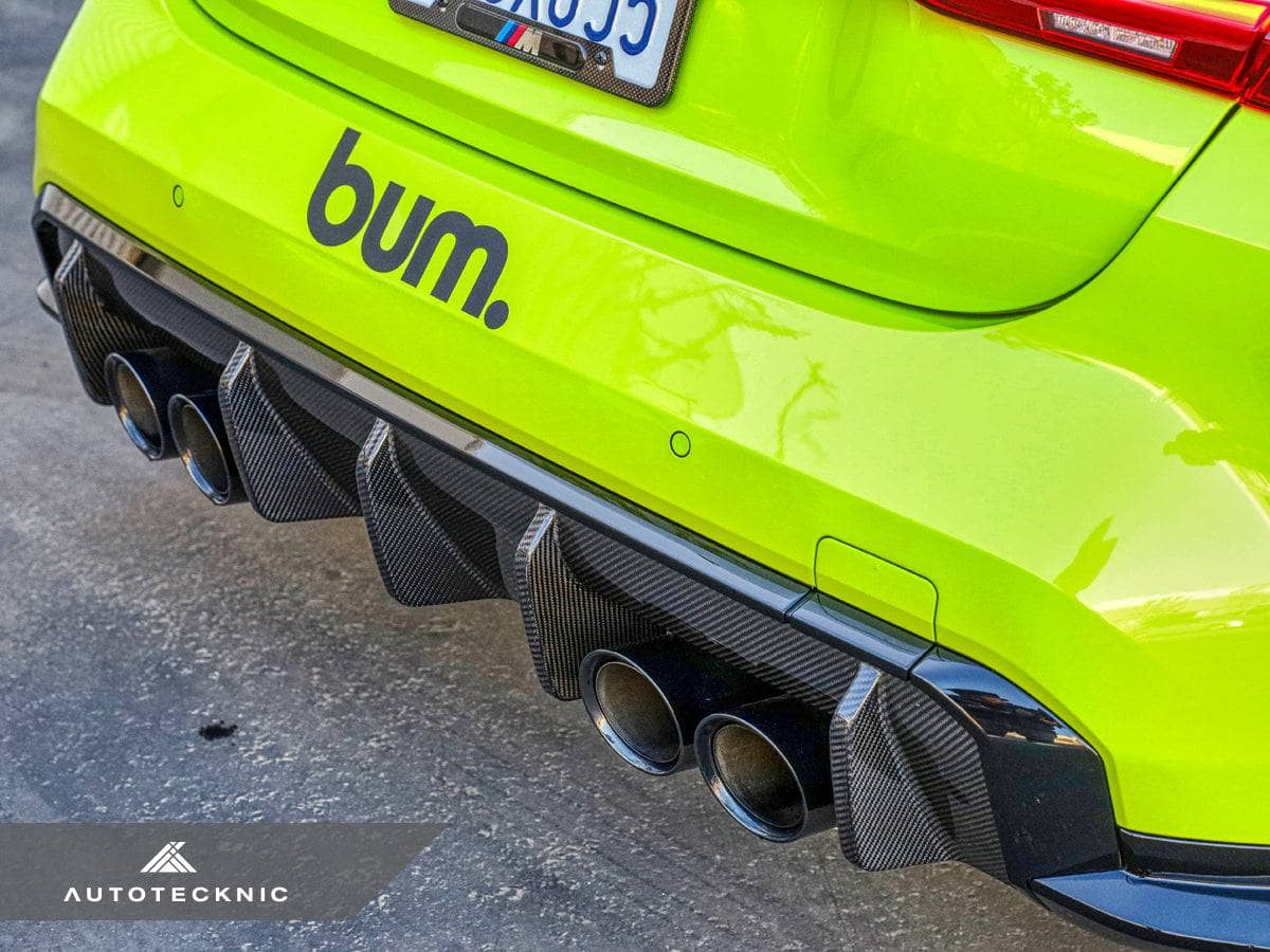 Kies-Motorsports AutoTecknic USA AutoTecknic Dry Carbon Performante Rear Diffuser - G80/ G81 M3 | G82/ G83 M4