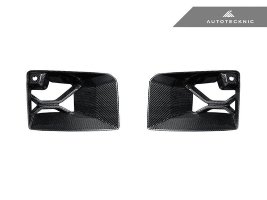 Kies-Motorsports AutoTecknic USA AutoTecknic Dry Carbon Podium Front Bumper Lower Vent Set - G87 M2 G87 M2