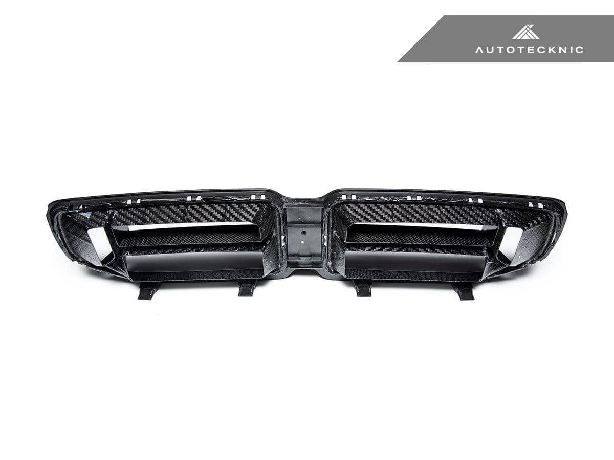 Kies-Motorsports AutoTecknic USA AutoTecknic Dry Carbon Podium Front Grille - G87 M2 Carbon Fiber - Gloss Finish