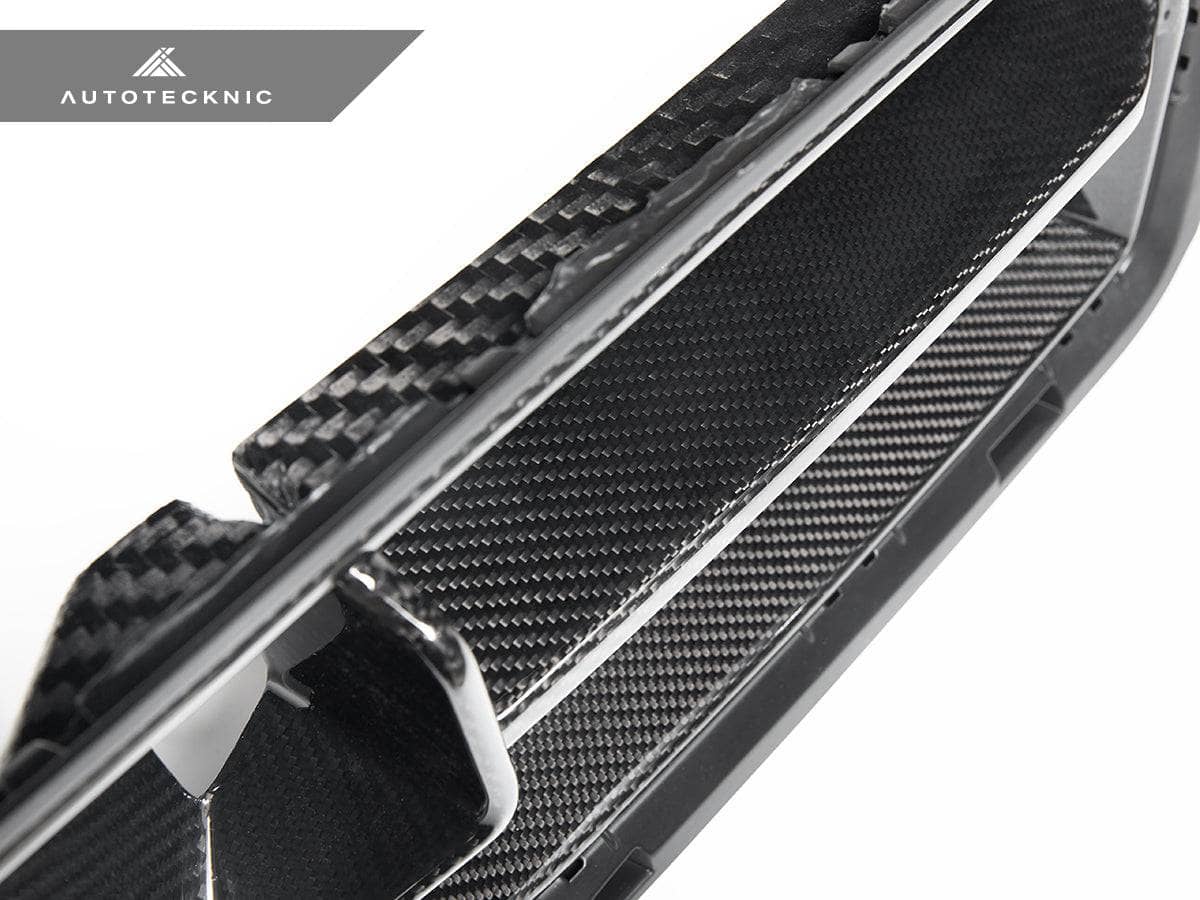Kies-Motorsports AutoTecknic USA AutoTecknic Dry Carbon Podium Front Grille - G87 M2 Carbon Fiber - Gloss Finish