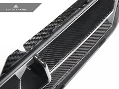 Kies-Motorsports AutoTecknic USA AutoTecknic Dry Carbon Podium Front Grille - G87 M2 Carbon Fiber - Gloss Finish