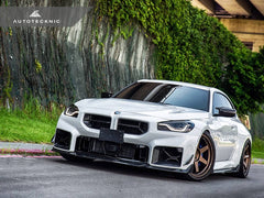 Kies-Motorsports AutoTecknic USA AutoTecknic Dry Carbon Podium Front Lip Set - G87 M2