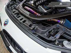 Kies-Motorsports AutoTecknic USA AutoTecknic Dry Carbon Radiator Support Brace - F8X M2/ M3/ M4