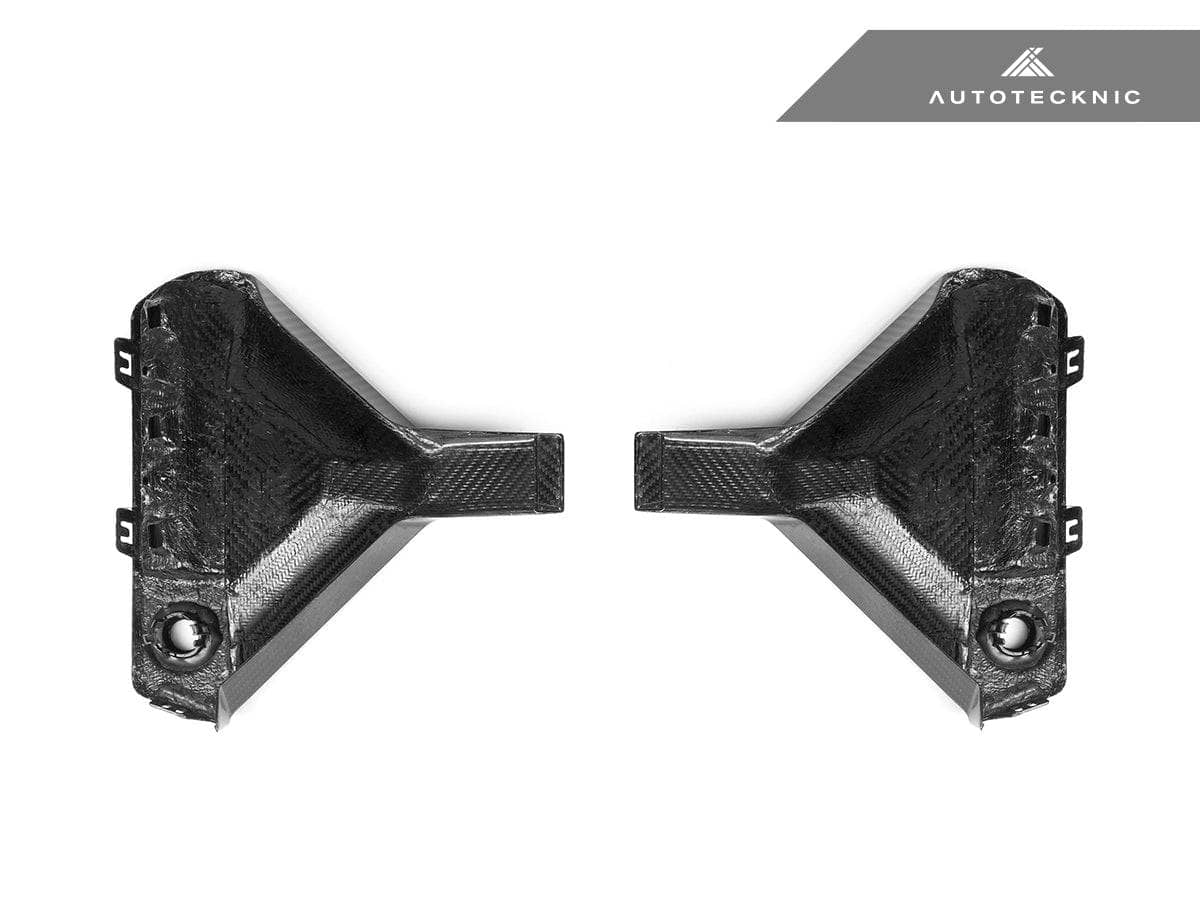 Kies-Motorsports AutoTecknic USA AutoTecknic Dry Carbon Rear Bumper Reflector Trim Set - G87 M2