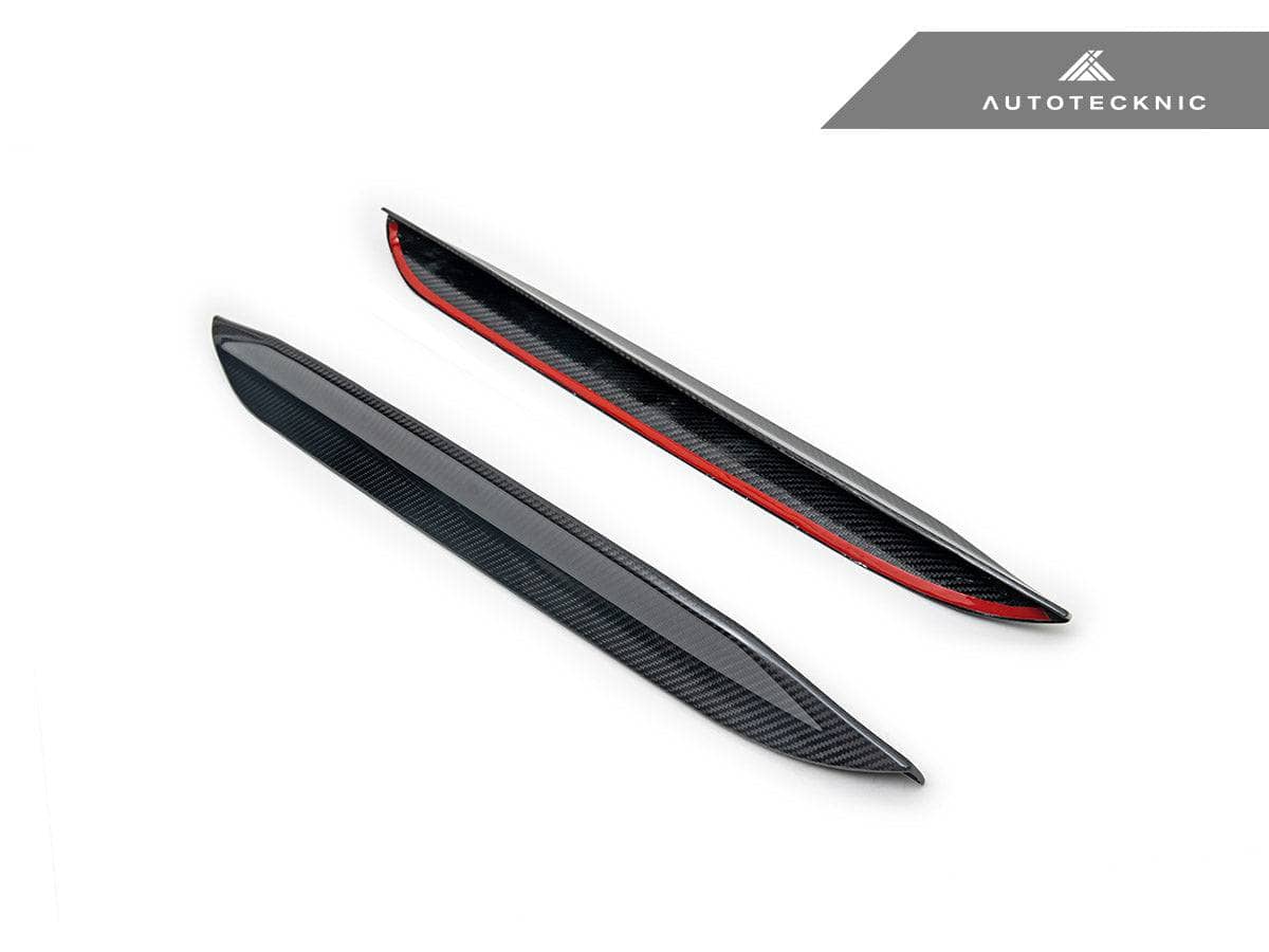 Kies-Motorsports AutoTecknic USA AutoTecknic Dry Carbon Rear Fin Set - F96 X6M | G06 X6