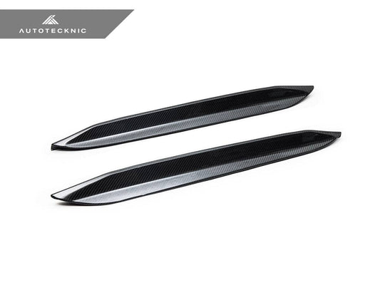 Kies-Motorsports AutoTecknic USA AutoTecknic Dry Carbon Rear Fin Set - F96 X6M | G06 X6