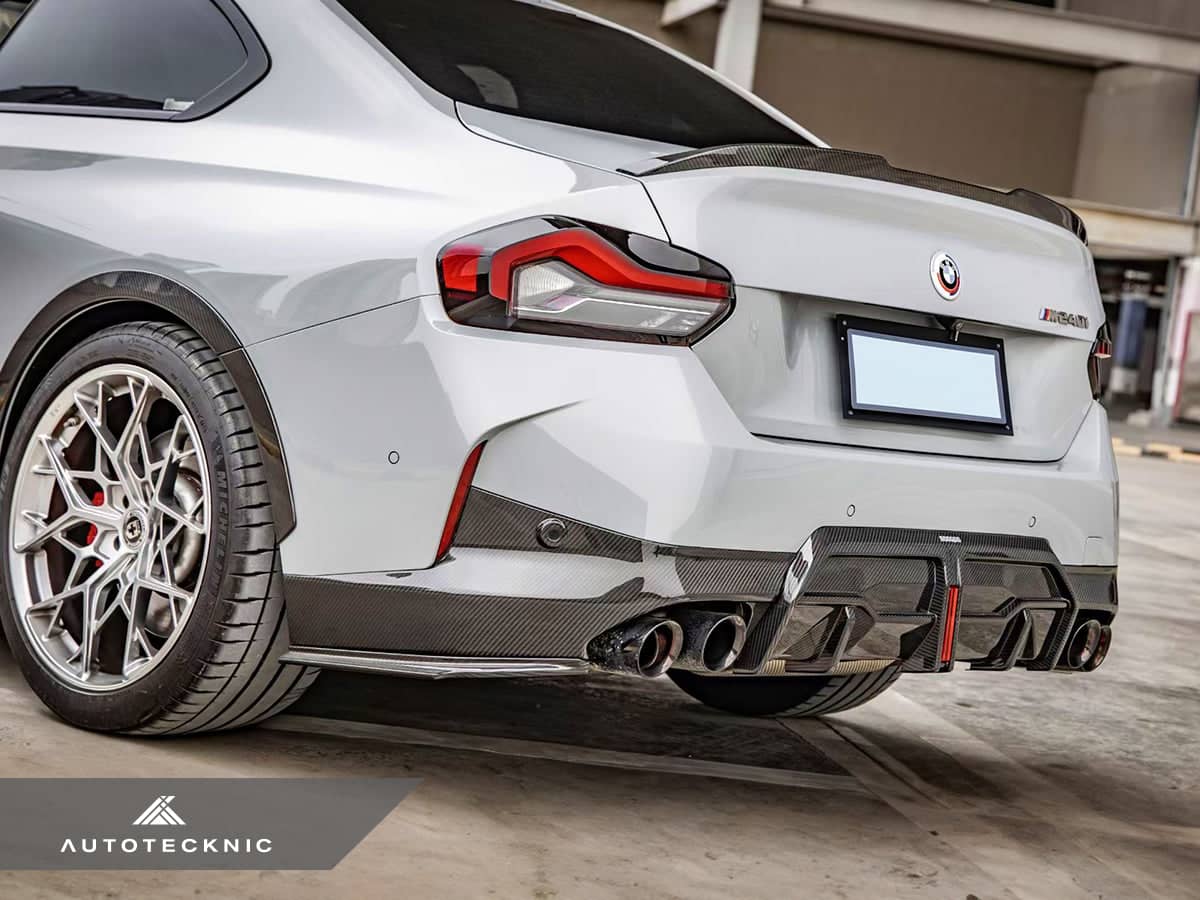 Kies-Motorsports AutoTecknic USA AutoTecknic Dry Carbon Rear Side Diffuser Set - G42 2-Series