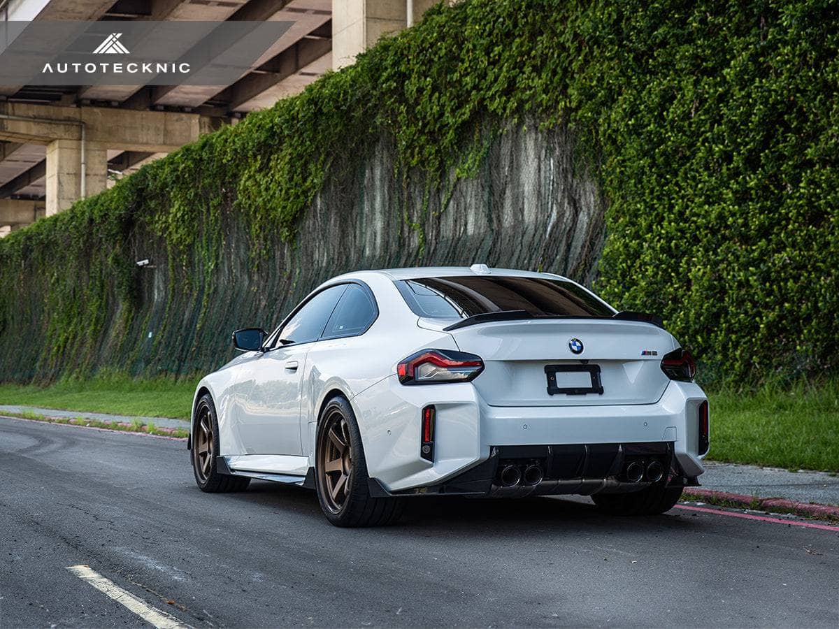 Kies-Motorsports AutoTecknic USA AutoTecknic Dry Carbon Rear Splitter Set - G87 M2 G87 M2