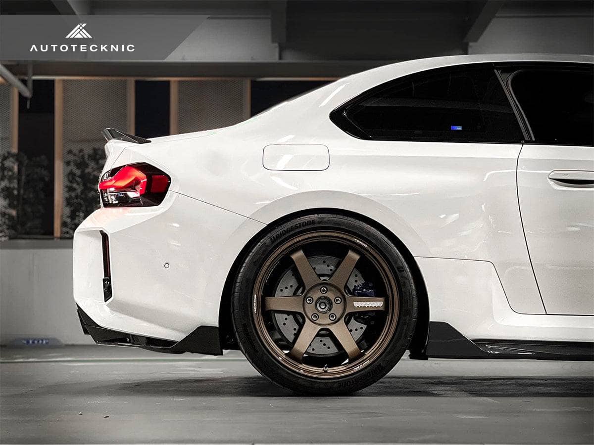 Kies-Motorsports AutoTecknic USA AutoTecknic Dry Carbon Rear Splitter Set - G87 M2 G87 M2