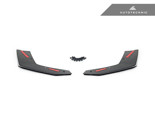 Kies-Motorsports AutoTecknic USA AutoTecknic Dry Carbon Rear Splitter Winglet Set - G80/ G81 M3 | G82/ G83 M4