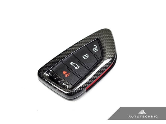Kies-Motorsports AutoTecknic USA AutoTecknic Dry Carbon Remote Key Case - A90/ A91 Supra 2020-Up A90/ A91 Supra 2020-Up / Carbon Fiber