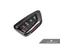 Kies-Motorsports AutoTecknic USA AutoTecknic Dry Carbon Remote Key Case - A90/ A91 Supra 2020-Up A90/ A91 Supra 2020-Up / Carbon Fiber