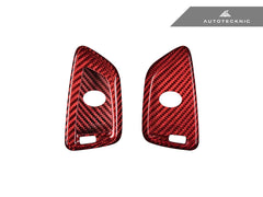 Kies-Motorsports AutoTecknic USA AutoTecknic Dry Carbon Remote Key Case - A90/ A91 Supra 2020-Up A90/ A91 Supra 2020-Up / Red Carbon
